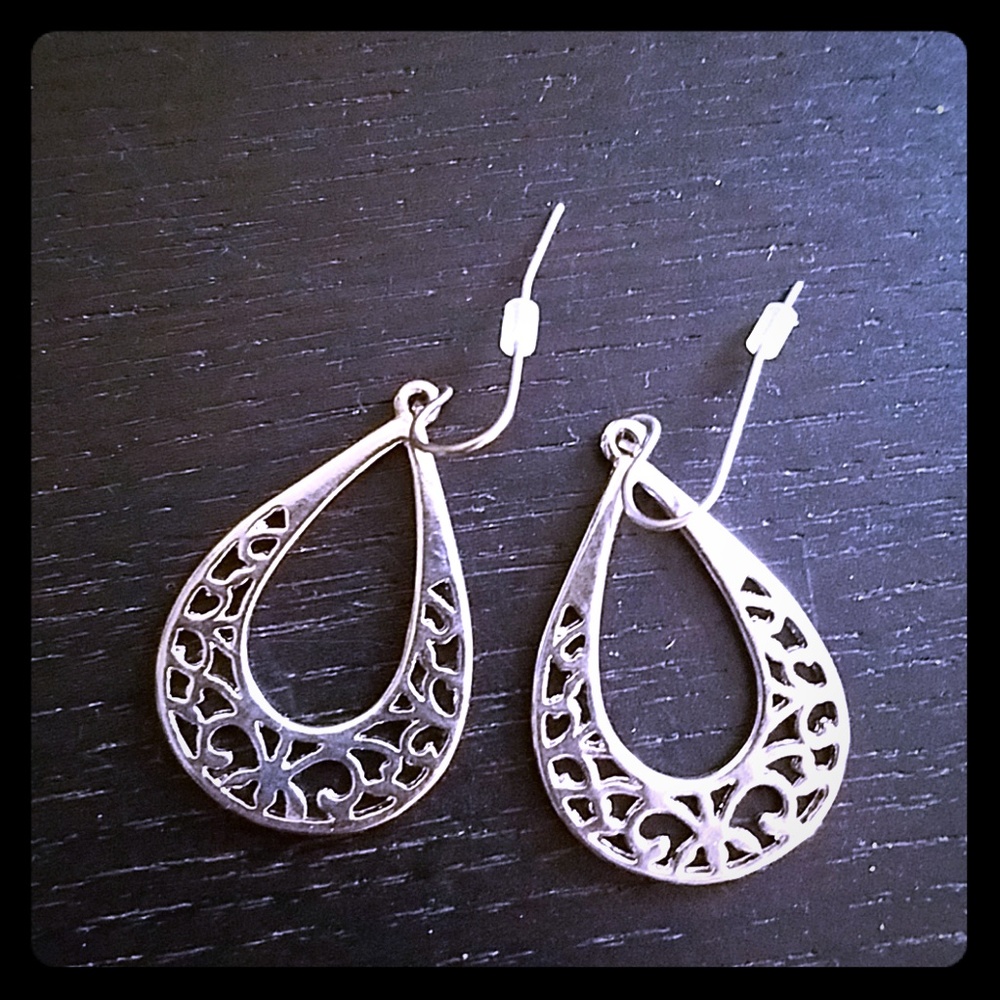 Silver Drop Earrings